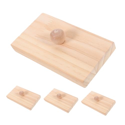 FIXOSHEE 2 Paare Holzklangbrett Sandblock Rhythmusinstrumente für Montessori Percussion für Kleinkinder Orff-musikinstrumente zur Früherziehung und Rhythmustraining von FIXOSHEE