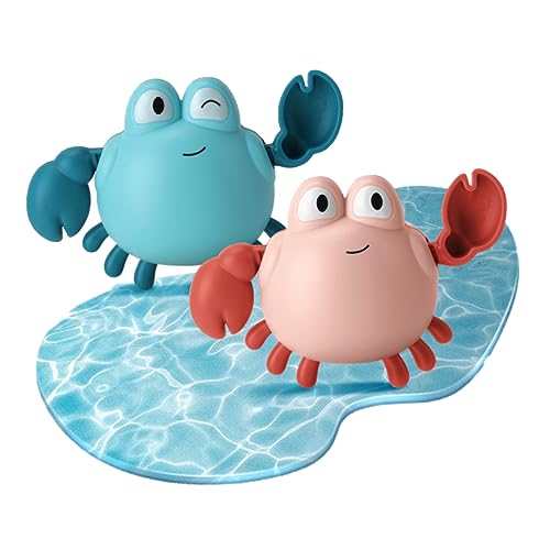 FIXOSHEE 2 STÜCK Teiliges Badewannenspielzeug Wind Up Wasserspielzeug Bunter Cartoon Krebs für Kleinkinder Sicher Glatte Oberfläche Stimuliert Wahrnehmung und Ruhiges Baden Zufällige Farbe FIXOSHEE 2 STÜCK Teiliges Badewannenspielzeug Wind Up Wasserspielzeug Bunter Cartoon Krebs für Kleinkinder Sicher Glatte Oberfläche Stimuliert Wahrnehmung und Ruhiges Baden Zufällige Farbe von FIXOSHEE