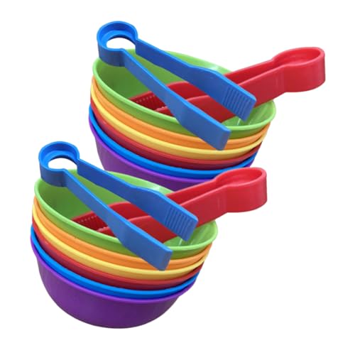 FIXOSHEE 2 Sätze Farbige Sortierschalen mit Pinzetten Kinderspielzeug zum Farbenklassifizieren Robuste Lernschüsseln für Kreatives und Kognitive Entwicklung Sicher und Wiederverwendbar FIXOSHEE 2 Sätze Farbige Sortierschalen mit Pinzetten Kinderspielzeug zum Farbenklassifizieren Robuste Lernschüsseln für Kreatives und Kognitive Entwicklung Sicher und Wiederverwendbar von FIXOSHEE