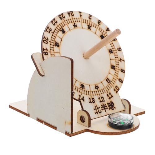 FIXOSHEE 2 Stück DIY Äquatoriale Sonnenuhr Modell Wissenschaftliches Lernspielzeug für Experiment Zeitmessung Antikes Instrument Lehrmittel FIXOSHEE 2 Stück DIY Äquatoriale Sonnenuhr Modell Wissenschaftliches Lernspielzeug für Experiment Zeitmessung Antikes Instrument Lehrmittel von FIXOSHEE