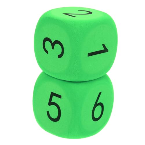 FIXOSHEE 2 Stück Große Weiche Schaumstoffwürfel für Sicher Leicht Langlebig Pädagogisch Vielseitig für Klassenzimmer Spiele Lernaktivitäten Party Zubehör von FIXOSHEE