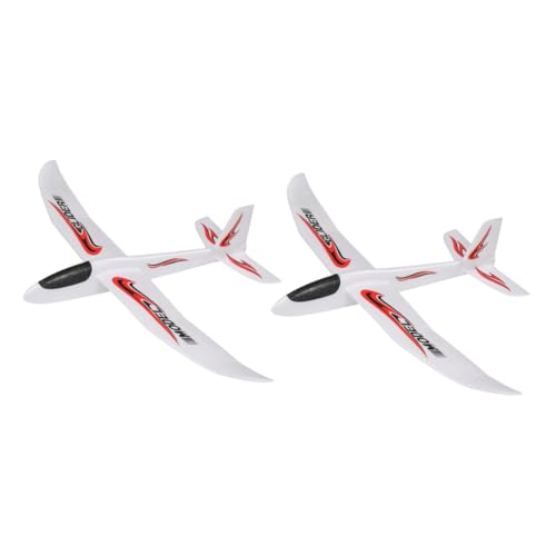 FIXOSHEE 2 Stück Großer Leichter Schaumstoff Wurfgleiter Flugzeug für Leichtes Outdoor Flugzeug zum Werfen Fördert Geschicklichkeit und Orientierungssinn für Jungen und Mädchen FIXOSHEE 2 Stück Großer Leichter Schaumstoff Wurfgleiter Flugzeug für Leichtes Outdoor Flugzeug zum Werfen Fördert Geschicklichkeit und Orientierungssinn für Jungen und Mädchen von FIXOSHEE