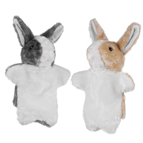 FIXOSHEE 2 Stück Hasen Handpuppen Plüschtiere Interaktive Fingerpuppen aus Weichem Material Kindgerechtes für Eltern Junge Mädchen Kommunikation und Fantasievolles Zufällige Farbe FIXOSHEE 2 Stück Hasen Handpuppen Plüschtiere Interaktive Fingerpuppen aus Weichem Material Kindgerechtes für Eltern Junge Mädchen Kommunikation und Fantasievolles Zufällige Farbe von FIXOSHEE