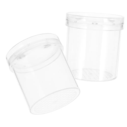 FIXOSHEE 2 Stück Insektenbeobachtungsbox aus Abs mit Lupe Transparente Kleine Insektenbox für Outdoor Naturerkundung Wiederverwendbar Sicher Pädagogisch für Wissenschaftler von FIXOSHEE