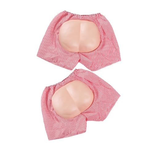 FIXOSHEE 2 Stück Lustige Fake Butt Shorts Scherzartikel mit Offenem Po Atmungsaktive Partyhose für Karneval Junggesellenabschied Hochzeit und Halloween Bequem und Strapazierfähig FIXOSHEE 2 Stück Lustige Fake Butt Shorts Scherzartikel mit Offenem Po Atmungsaktive Partyhose für Karneval Junggesellenabschied Hochzeit und Halloween Bequem und Strapazierfähig von FIXOSHEE