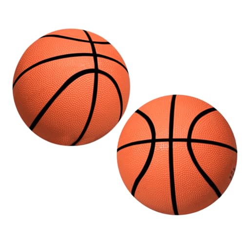 FIXOSHEE 2 Stück Mini Basketball Aufblasbarer Gummi Basketball Interaktives Eltern Junge Mädchen Basketballspiel für Jungen Mädchen Fördert Hand Auge koordination und Fingerkraft für von FIXOSHEE