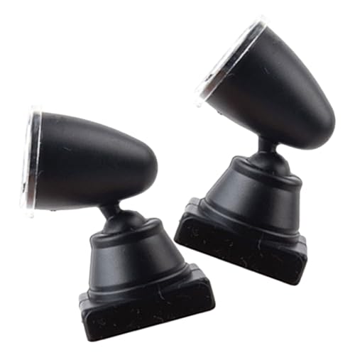 FIXOSHEE 2 Stück Miniatur Eisenbahn Modell Teiliges Grüne LED Mikrolandschaft Lampe für Modelleisenbahn Sandtisch DIY Szene Beleuchtung Detailgetreues Mini Signal Spotlight Zubehör von FIXOSHEE