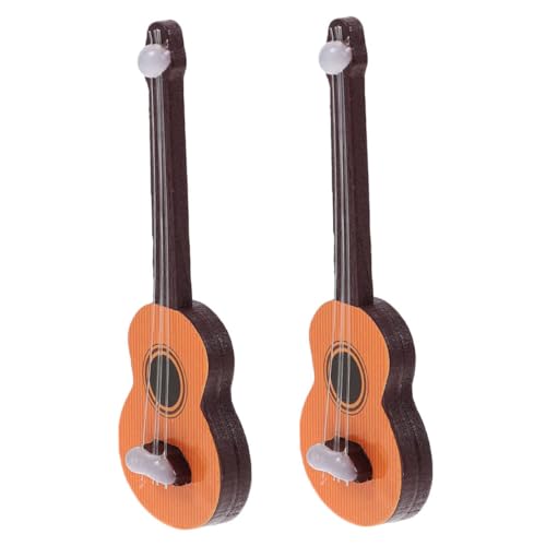 FIXOSHEE 2 Stück Miniatur Gitarre aus Holz Vintage Puppenhaus Deko Kleines Musikinstrument Modell Simulierte Mini Gitarre für Zimmer Szenerie Langlebig Detailreich Retro Stil FIXOSHEE 2 Stück Miniatur Gitarre aus Holz Vintage Puppenhaus Deko Kleines Musikinstrument Modell Simulierte Mini Gitarre für Zimmer Szenerie Langlebig Detailreich Retro Stil von FIXOSHEE