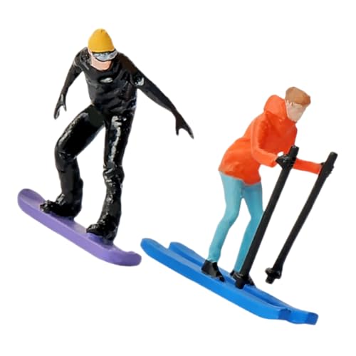 FIXOSHEE 2 Stück Miniatur Skifahrer Figuren Detailgetreue Mini Ski Modelle für Diorama Puppenhaus Realistische Wintersport Szenen Dekoration Geschenkidee für Sammler und Modellbauer FIXOSHEE 2 Stück Miniatur Skifahrer Figuren Detailgetreue Mini Ski Modelle für Diorama Puppenhaus Realistische Wintersport Szenen Dekoration Geschenkidee für Sammler und Modellbauer von FIXOSHEE