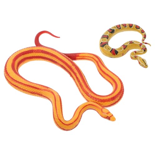 FIXOSHEE 2 Stück Realistisches Schlangenmodell aus Langlebigem Kunststoff Detailgetreues Tierfiguren der Kognition und Vorstellungskraft Vielseitig als Dekoration und Scherzartikel für FIXOSHEE 2 Stück Realistisches Schlangenmodell aus Langlebigem Kunststoff Detailgetreues Tierfiguren der Kognition und Vorstellungskraft Vielseitig als Dekoration und Scherzartikel für von FIXOSHEE