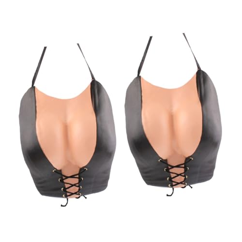 FIXOSHEE 2 Stück Simulation Weibliche Brust Eva Kostüm Requisite für Crossdressing Cosplay Party Zubehör für Herren Verkleidung Karneval Bühnenauftritt FIXOSHEE 2 Stück Simulation Weibliche Brust Eva Kostüm Requisite für Crossdressing Cosplay Party Zubehör für Herren Verkleidung Karneval Bühnenauftritt von FIXOSHEE