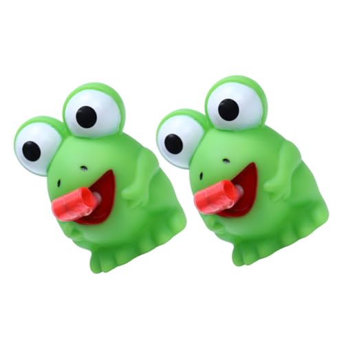 FIXOSHEE 2 Stück Slow Rising Quetschspielzeug Frosch mit Herausgestreckter Stressabbauendes Squeeze Tier Lustiges Party Mitgebsel für Kindergeburtstag und Sensorikförderung von FIXOSHEE