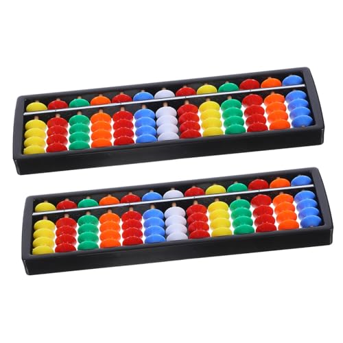 FIXOSHEE 2 Stück Stufiger Kunststoff Perlen Je Stange Langlebiges Material Pädagogisches Rechenhilfsmittel für Schüler und Erwachsene Farbenfrohes Lernspielzeug für Frühe Mathematik FIXOSHEE 2 Stück Stufiger Kunststoff Perlen Je Stange Langlebiges Material Pädagogisches Rechenhilfsmittel für Schüler und Erwachsene Farbenfrohes Lernspielzeug für Frühe Mathematik von FIXOSHEE