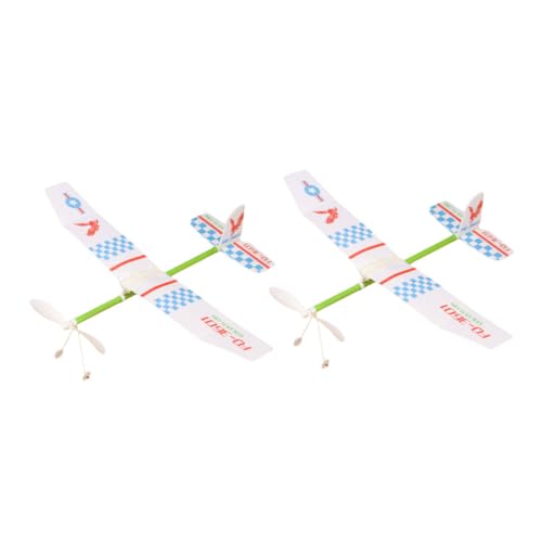FIXOSHEE 2 Stück Teiliges Gummiband Flugzeug Modell Leichter Einzigartiger Musterdruck Einfache Montage Fördert Hand Auge koordination Robustes Segelflugzeug für Kindergeburtstag und FIXOSHEE 2 Stück Teiliges Gummiband Flugzeug Modell Leichter Einzigartiger Musterdruck Einfache Montage Fördert Hand Auge koordination Robustes Segelflugzeug für Kindergeburtstag und von FIXOSHEE