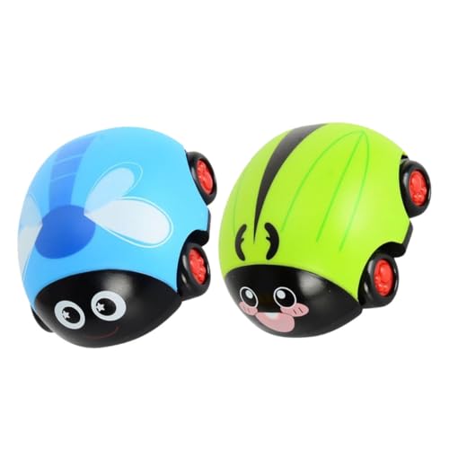 FIXOSHEE 2 Stück Teiliges Mini Auto mit Reibungsantrieb Niedliche Tier Motive Robustes Kinderfahrzeug zum Zurückziehen Sicherer für Kleinkinder und Junge Mädchen von FIXOSHEE
