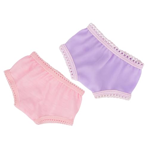FIXOSHEE 2 Stück Teiliges Puppenunterwäsche Leichtem Wiederverwendbar Farbenfroh Klassische Design Panties Spielpuppen als Zubehör für Puppenkleidung und Rollenspiele FIXOSHEE 2 Stück Teiliges Puppenunterwäsche Leichtem Wiederverwendbar Farbenfroh Klassische Design Panties Spielpuppen als Zubehör für Puppenkleidung und Rollenspiele von FIXOSHEE