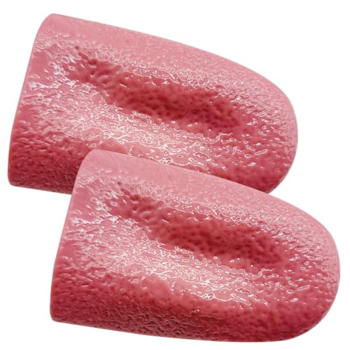 FIXOSHEE 2 Stück Teiliges Realistische Falsche Zunge Halloween Streichspielzeug Flexibel Dehnbar Weiches Material für Festival Dekoration und Gruselige Party Atmosphäre von FIXOSHEE