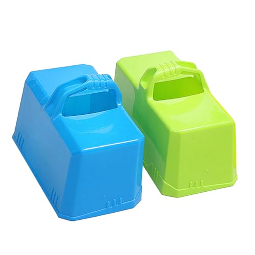 FIXOSHEE 2 Stück Teiliges Schneeblock Formen mit Griff Winter Outdoor Brick Maker für Geeignet zum Bauen von Schneeburgen und Sandburgen Robustes Schneeförmchen Zufällige Zufällige Farbe von FIXOSHEE