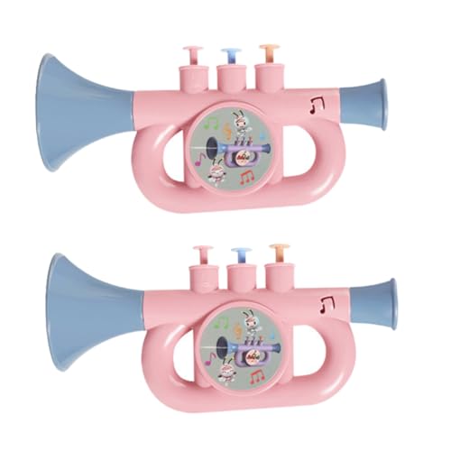 FIXOSHEE 2 Stück Teiliges Wasser und Musikspielzeug für Trumpettenform Multifunktionales Schwimmbadspielzeug in Leicht Handlich Sicher für Kleine Mädchen für Wasser und Sandspiel von FIXOSHEE