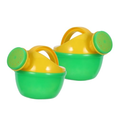 FIXOSHEE 2 Stück Teiliges Wasserspritzspielzeug Leichtes Kunststoff Gießkanne Klein Grün Robust für Badewanne Strand Badespaß Kleinkinder Sommerspielzeug von FIXOSHEE