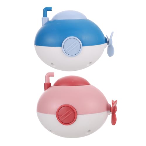 FIXOSHEE 2 Stück Teiliges Wind Up Badewannenspielzeug für Kleinkinder Buntes Boot Design Wasserspielzeug für Babybadewanne Fördert Spielerisch Badezeitspaß und Kreativität von FIXOSHEE