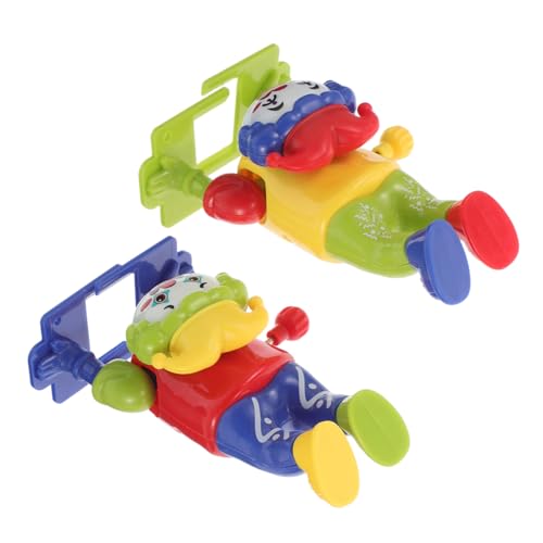 FIXOSHEE 2 Stück Teiliges Wind up Clown Lustige Tisch drehfiguren in Grün und Blau Kompakt Robuste Verarbeitung Einfache Handhabung Fördert Interaktion Party mitgebsel FIXOSHEE 2 Stück Teiliges Wind up Clown Lustige Tisch drehfiguren in Grün und Blau Kompakt Robuste Verarbeitung Einfache Handhabung Fördert Interaktion Party mitgebsel von FIXOSHEE