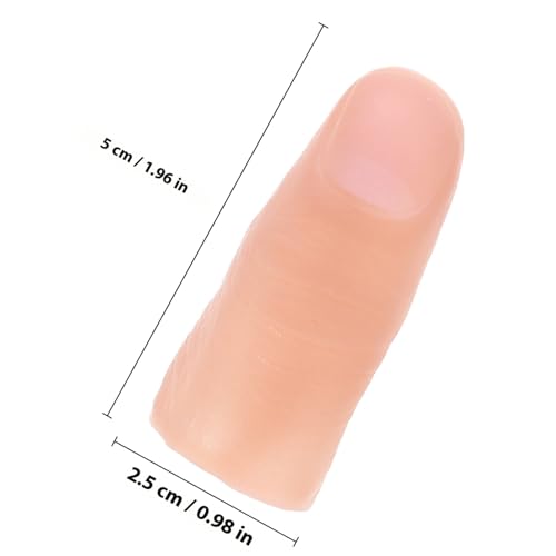 FIXOSHEE 20 Stück Falsche Daumen Fingerhüllen Trick Zaubertrick Requisiten Kleine Leicht Vielseitig für Bühnenauftritte Partyspaß Anfänger und Profis Geeignet FIXOSHEE 20 Stück Falsche Daumen Fingerhüllen Trick Zaubertrick Requisiten Kleine Leicht Vielseitig für Bühnenauftritte Partyspaß Anfänger und Profis Geeignet von FIXOSHEE