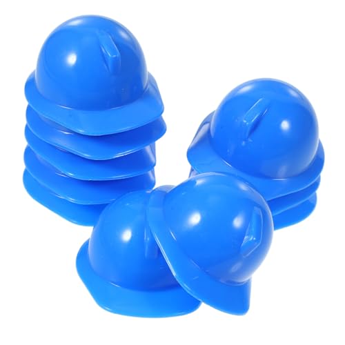 FIXOSHEE 20 Stück Miniatur Bauhelm aus Leichtem Kunststoff Dekorativer Sicherheitshelm und Puppenhaus Zubehör Vielseitig als Partydeko und Schutzhelm für Kleine Haustiere Geeignet Blau FIXOSHEE 20 Stück Miniatur Bauhelm aus Leichtem Kunststoff Dekorativer Sicherheitshelm und Puppenhaus Zubehör Vielseitig als Partydeko und Schutzhelm für Kleine Haustiere Geeignet Blau von FIXOSHEE
