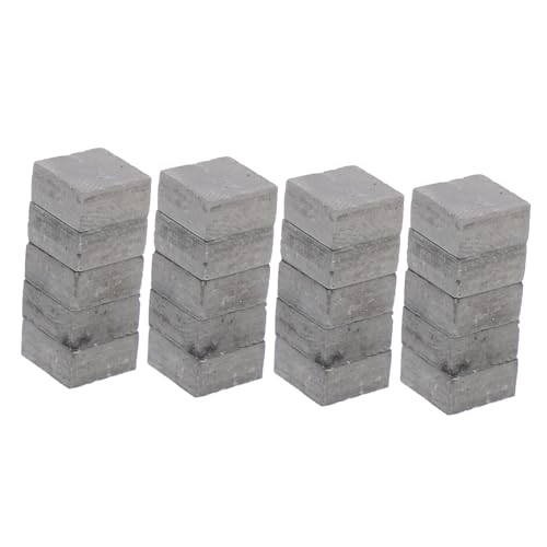 FIXOSHEE 20 Stück Miniaturziegel Teiliges Fein Polierte Graue Micro Bausteine für DIY Miniaturgebäude Sandtisch Mikrolandschaftsbau Vielseitig für Modellbau und Fantasieprojekte FIXOSHEE 20 Stück Miniaturziegel Teiliges Fein Polierte Graue Micro Bausteine für DIY Miniaturgebäude Sandtisch Mikrolandschaftsbau Vielseitig für Modellbau und Fantasieprojekte von FIXOSHEE