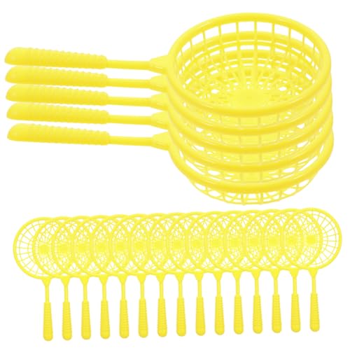 FIXOSHEE 20 Stück Teiliges Angelspielnetz Buntes Kunststoff fischnetz mit Griff Leicht und Vielseitig für Badezeit Wasserspiele und Outdoor für Jungen und Mädchen Spielspaß von FIXOSHEE