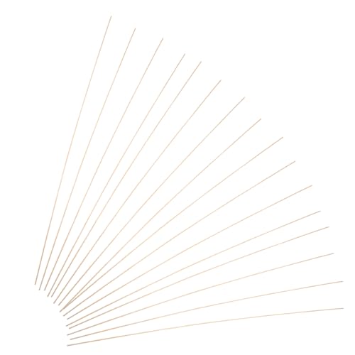 FIXOSHEE 20 Stück Teiliges Bambusstäbe für Flexible Dünne Bastelstäbe Stabile und Leichte Bambusstäbe zum Drachenbau für Kreative Drachengestaltung und Outdoor von FIXOSHEE