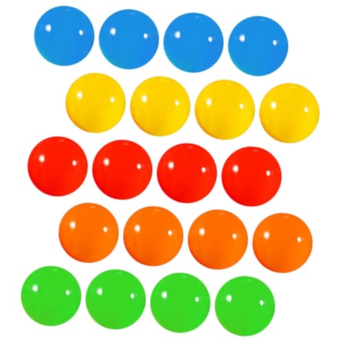 FIXOSHEE 20 Stück Teiliges Lotteriebälle aus Strapazierfähigem Kunststoff Farbige Spielbälle für Tombola Party und Gewinnspiele Vielseitige Dekoration für Zuhause Kindergarten und FIXOSHEE 20 Stück Teiliges Lotteriebälle aus Strapazierfähigem Kunststoff Farbige Spielbälle für Tombola Party und Gewinnspiele Vielseitige Dekoration für Zuhause Kindergarten und von FIXOSHEE