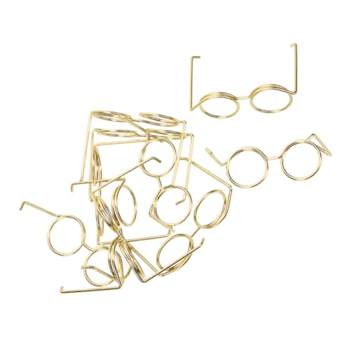 FIXOSHEE 20 Stück Teiliges Mini Brillengestell für Puppen Leichte DIY Puppenbrillen Zubehör Modisch und Robust für Puppenkostüme und Kreative Bastelprojekte FIXOSHEE 20 Stück Teiliges Mini Brillengestell für Puppen Leichte DIY Puppenbrillen Zubehör Modisch und Robust für Puppenkostüme und Kreative Bastelprojekte von FIXOSHEE