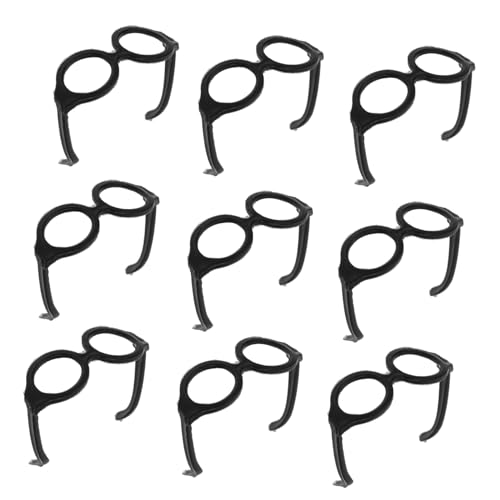 FIXOSHEE 20 Stück Teiliges Mini Puppenbrillen aus Stabilem Kunststoff Leichte Detailreiche Accessoires zum Ankleiden und Dekorieren von Puppen für DIY Rollenspiele und Geschenke von FIXOSHEE