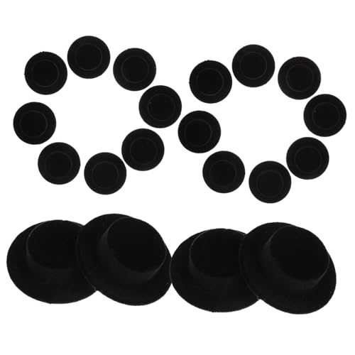 FIXOSHEE 20 Stück Teiliges Miniatur Beflocktes Clown Hut aus Resin Kleine Schwarze Tops Hüte für DIY Puppendekoration Weihnachtsmütze Zubehör Bastelmaterial für Handarbeit und Geschenkideen FIXOSHEE 20 Stück Teiliges Miniatur Beflocktes Clown Hut aus Resin Kleine Schwarze Tops Hüte für DIY Puppendekoration Weihnachtsmütze Zubehör Bastelmaterial für Handarbeit und Geschenkideen von FIXOSHEE