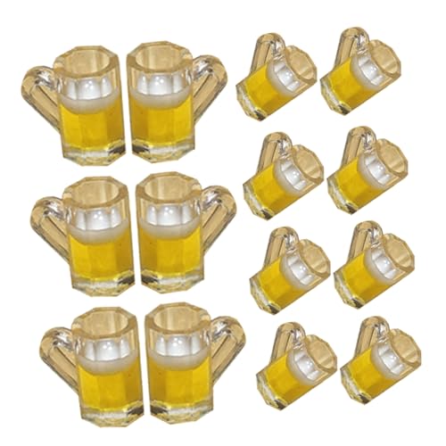 FIXOSHEE 20 Stück Teiliges Miniatur Bierkrug Realistische Puppenhaus Dekoration Harz Material Farblich Sortiert für Puppenhaus Zubehör und Getränke Modelle Zufällige Farbe FIXOSHEE 20 Stück Teiliges Miniatur Bierkrug Realistische Puppenhaus Dekoration Harz Material Farblich Sortiert für Puppenhaus Zubehör und Getränke Modelle Zufällige Farbe von FIXOSHEE