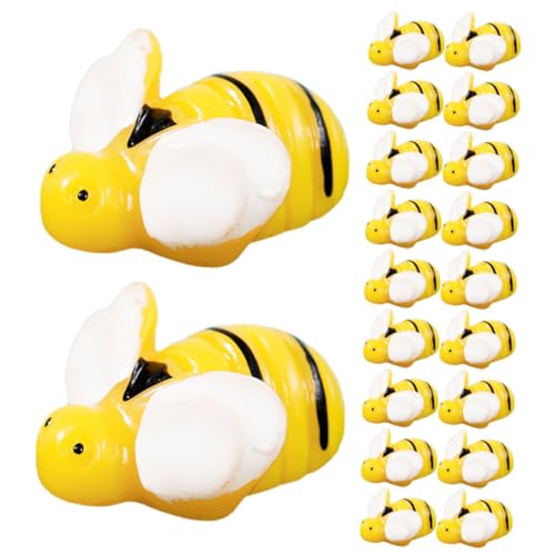 FIXOSHEE 20 Stück Teiliges Miniatur Harz Bienen Figuren Langlebig und Detailreich für Bastelarbeiten Valentinstag Dekoration Mini Garten Mikro Landschaft und Heimdeko FIXOSHEE 20 Stück Teiliges Miniatur Harz Bienen Figuren Langlebig und Detailreich für Bastelarbeiten Valentinstag Dekoration Mini Garten Mikro Landschaft und Heimdeko von FIXOSHEE