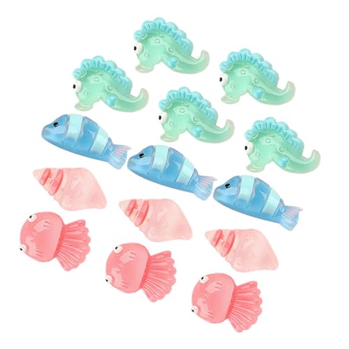 FIXOSHEE 20 Stück Teiliges Miniatur Meeresbewohner Figuren aus Resin Leuchtende Deko für Aquarium und Puppenhaus Kompakte Leichte Fisch Tank Accessoires und Tropische Ornamente FIXOSHEE 20 Stück Teiliges Miniatur Meeresbewohner Figuren aus Resin Leuchtende Deko für Aquarium und Puppenhaus Kompakte Leichte Fisch Tank Accessoires und Tropische Ornamente von FIXOSHEE