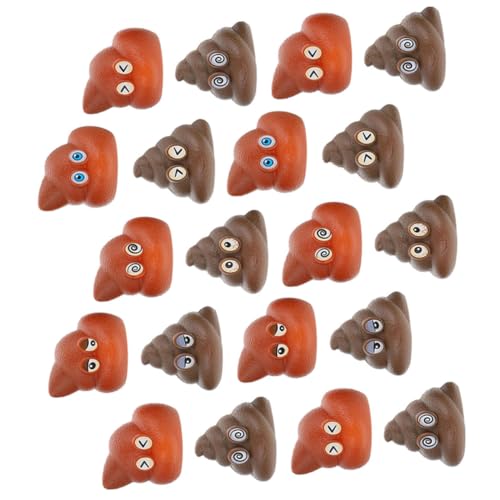 FIXOSHEE 20 Stück Teiliges Poop Realistische Plastik Modelle Lustige Streich Requisiten Party für Erwachsene April Fools Day Geburtstagsfeier FIXOSHEE 20 Stück Teiliges Poop Realistische Plastik Modelle Lustige Streich Requisiten Party für Erwachsene April Fools Day Geburtstagsfeier von FIXOSHEE