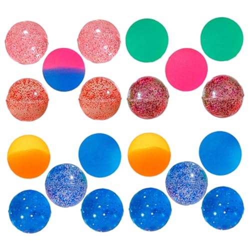 FIXOSHEE 24 Stück Teiliges Bunte Elastische Gummibälle Rutschfeste Hüpfbälle für Langlebig und Leicht für Partygeschenke und Freizeitaktivitäten FIXOSHEE 24 Stück Teiliges Bunte Elastische Gummibälle Rutschfeste Hüpfbälle für Langlebig und Leicht für Partygeschenke und Freizeitaktivitäten von FIXOSHEE
