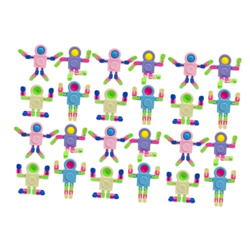 FIXOSHEE 24 Stück Teiliges Gyroskop Fidget Sensorisches Decompression Roboter Fingertip Puzzle Toy Tragbares Montessori Drehspielzeug für Erwachsene zum Stressabbau und FIXOSHEE 24 Stück Teiliges Gyroskop Fidget Sensorisches Decompression Roboter Fingertip Puzzle Toy Tragbares Montessori Drehspielzeug für Erwachsene zum Stressabbau und von FIXOSHEE