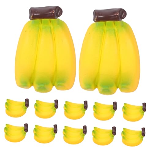 FIXOSHEE 24 Stück Teiliges Mini Bananen aus Harz Realistische Künstliche Früchte für Puppenhaus Dekoration Lebensechte Mini Bananen Deko für DIY Bastelprojekte und Mikro Szenen FIXOSHEE 24 Stück Teiliges Mini Bananen aus Harz Realistische Künstliche Früchte für Puppenhaus Dekoration Lebensechte Mini Bananen Deko für DIY Bastelprojekte und Mikro Szenen von FIXOSHEE