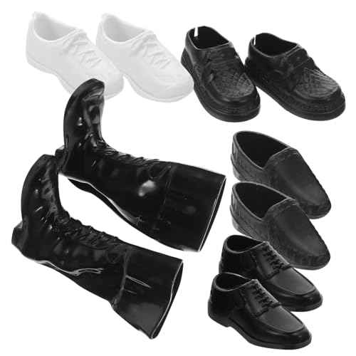 FIXOSHEE 25 Paare Puppenverkleidungsschuhe Mini-Schuhmodelle Puppe winzige Schuhe simulierte Minischuhe Puppenzubehör Schuhe Dekore Mini-Puppenschuh Babypuppen-Requisiten Plastik Schwarz FIXOSHEE 25 Paare Puppenverkleidungsschuhe Mini-Schuhmodelle Puppe winzige Schuhe simulierte Minischuhe Puppenzubehör Schuhe Dekore Mini-Puppenschuh Babypuppen-Requisiten Plastik Schwarz von FIXOSHEE