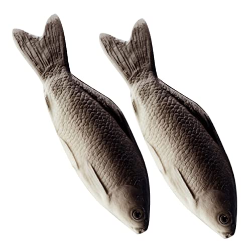 FIXOSHEE 2Stücke Fischkissen für Katzen Interaktive Spielzeuge Gefälschte Fischmodelle Dekorative Plüschornamente für Sofa und Party Spielzeugfisch für Fröhliche Anlässe FIXOSHEE 2Stücke Fischkissen für Katzen Interaktive Spielzeuge Gefälschte Fischmodelle Dekorative Plüschornamente für Sofa und Party Spielzeugfisch für Fröhliche Anlässe von FIXOSHEE