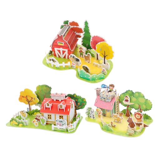 FIXOSHEE 3 Sätze Puzzle Teilig Lernspielzeug zur Räumlicher Vorstellungskraft und Farberkennung für Mädchen und Jungen Ab Jahren Langlebige Materialien Verschiedene Muster FIXOSHEE 3 Sätze Puzzle Teilig Lernspielzeug zur Räumlicher Vorstellungskraft und Farberkennung für Mädchen und Jungen Ab Jahren Langlebige Materialien Verschiedene Muster von FIXOSHEE