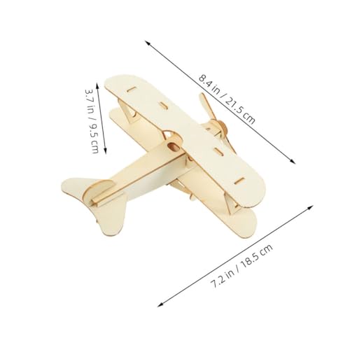 FIXOSHEE 3 Stück DIY Holzflugzeug Bausatz Unbemaltes Modellflugzeug aus Robustem Holz zum Bemalen und Basteln für Originelles Segelflugzeug Bastelset für Jungen und Mädchen FIXOSHEE 3 Stück DIY Holzflugzeug Bausatz Unbemaltes Modellflugzeug aus Robustem Holz zum Bemalen und Basteln für Originelles Segelflugzeug Bastelset für Jungen und Mädchen von FIXOSHEE