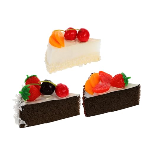 FIXOSHEE 3 Stück Realistische Teiliges PU Kuchenmodelle Set Niedliche Dekorationen für Zuhause Fotorequisiten und Party Lebensechte Künstliche Tortenmodelle Verschiedenen Fruchtvarianten FIXOSHEE 3 Stück Realistische Teiliges PU Kuchenmodelle Set Niedliche Dekorationen für Zuhause Fotorequisiten und Party Lebensechte Künstliche Tortenmodelle Verschiedenen Fruchtvarianten von FIXOSHEE