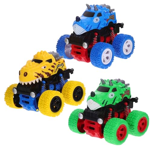 FIXOSHEE 3 Stück Robuste Inertia Offroad Autos Realistische Geländewagen Modelle für Fördert Fantasie und Hand Auge koordination Langlebig und Pädagogisch Bedeutend von FIXOSHEE