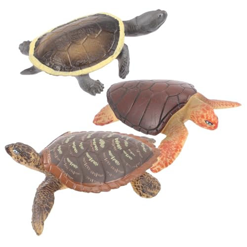 FIXOSHEE 3 Stück Teiliges Künstliche Meeresschildkröten Figuren Miniatur Dekorativ Tiermodell Desktop Deko für Sammler FIXOSHEE 3 Stück Teiliges Künstliche Meeresschildkröten Figuren Miniatur Dekorativ Tiermodell Desktop Deko für Sammler von FIXOSHEE