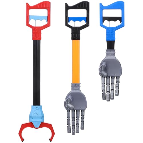 FIXOSHEE 3 Stück Teiliges Mechanisches Greifspielzeug mit Roboterähnlicher Hand Greifarm und Greifzange aus Kunststoff Interaktives Lernspielzeug für Feinmotorik und Kreativität FIXOSHEE 3 Stück Teiliges Mechanisches Greifspielzeug mit Roboterähnlicher Hand Greifarm und Greifzange aus Kunststoff Interaktives Lernspielzeug für Feinmotorik und Kreativität von FIXOSHEE
